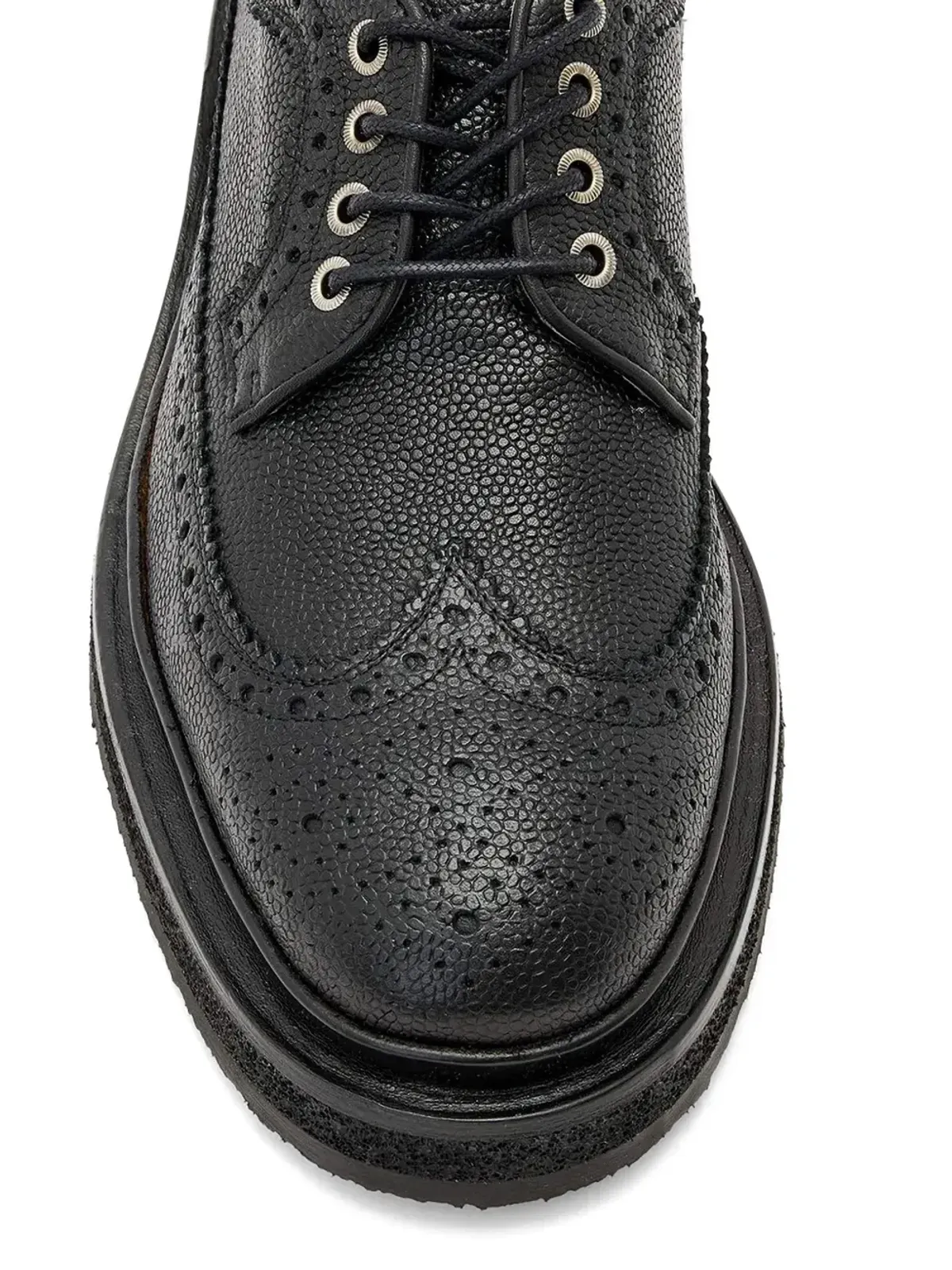 AllSaints Escher ブローグ レースアップシューズ - ブラック - 画像5