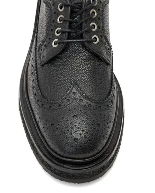 AllSaints Escher ブローグ レースアップシューズ - ブラック - サムネイル5