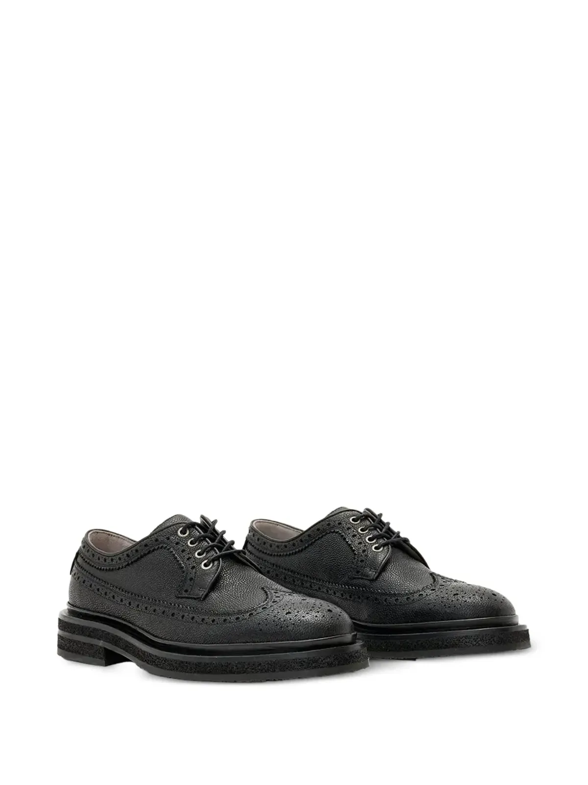 AllSaints Escher ブローグ レースアップシューズ - ブラック - 画像2