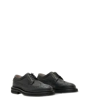 AllSaints Escher ブローグ レースアップシューズ - ブラック - サムネイル2