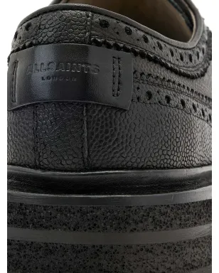 AllSaints Escher ブローグ レースアップシューズ - ブラック - サムネイル4