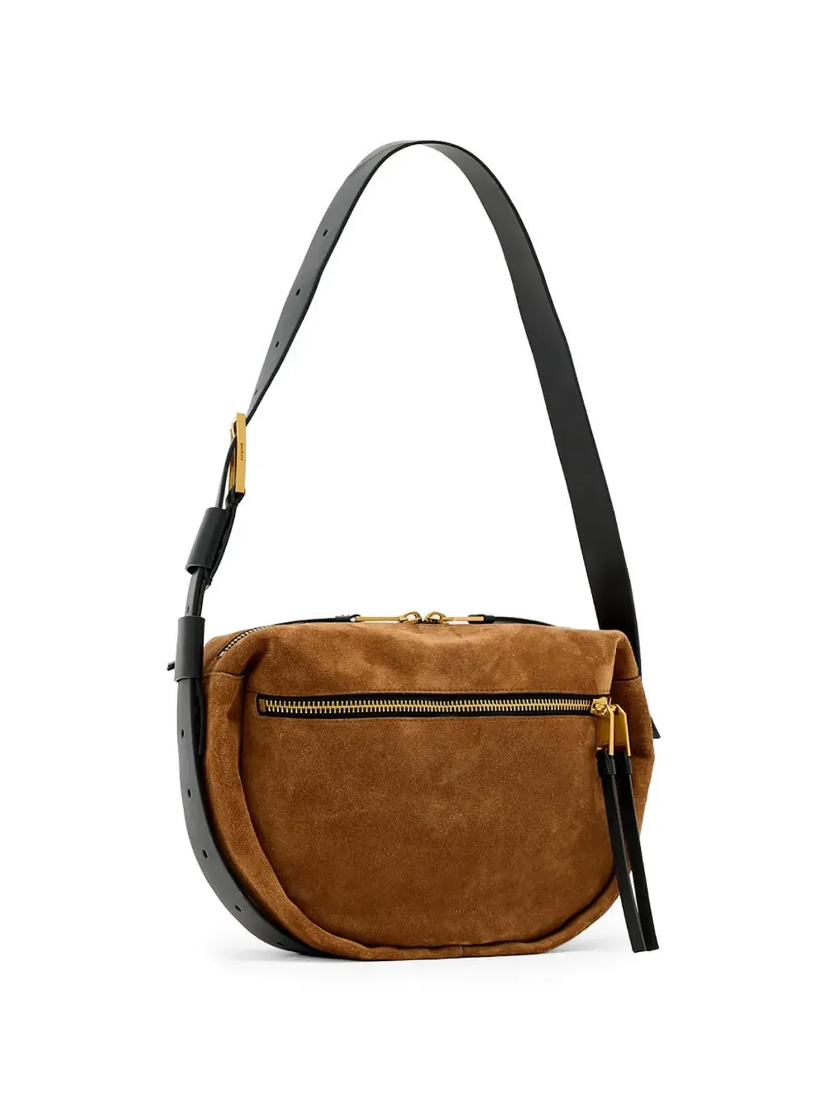 AllSaints Noemie スエードショルダーバッグ - 画像4