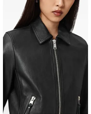 AllSaints Danbury zip-detail jacket - Black - サムネイル5