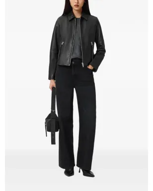 AllSaints Danbury zip-detail jacket - Black - サムネイル2