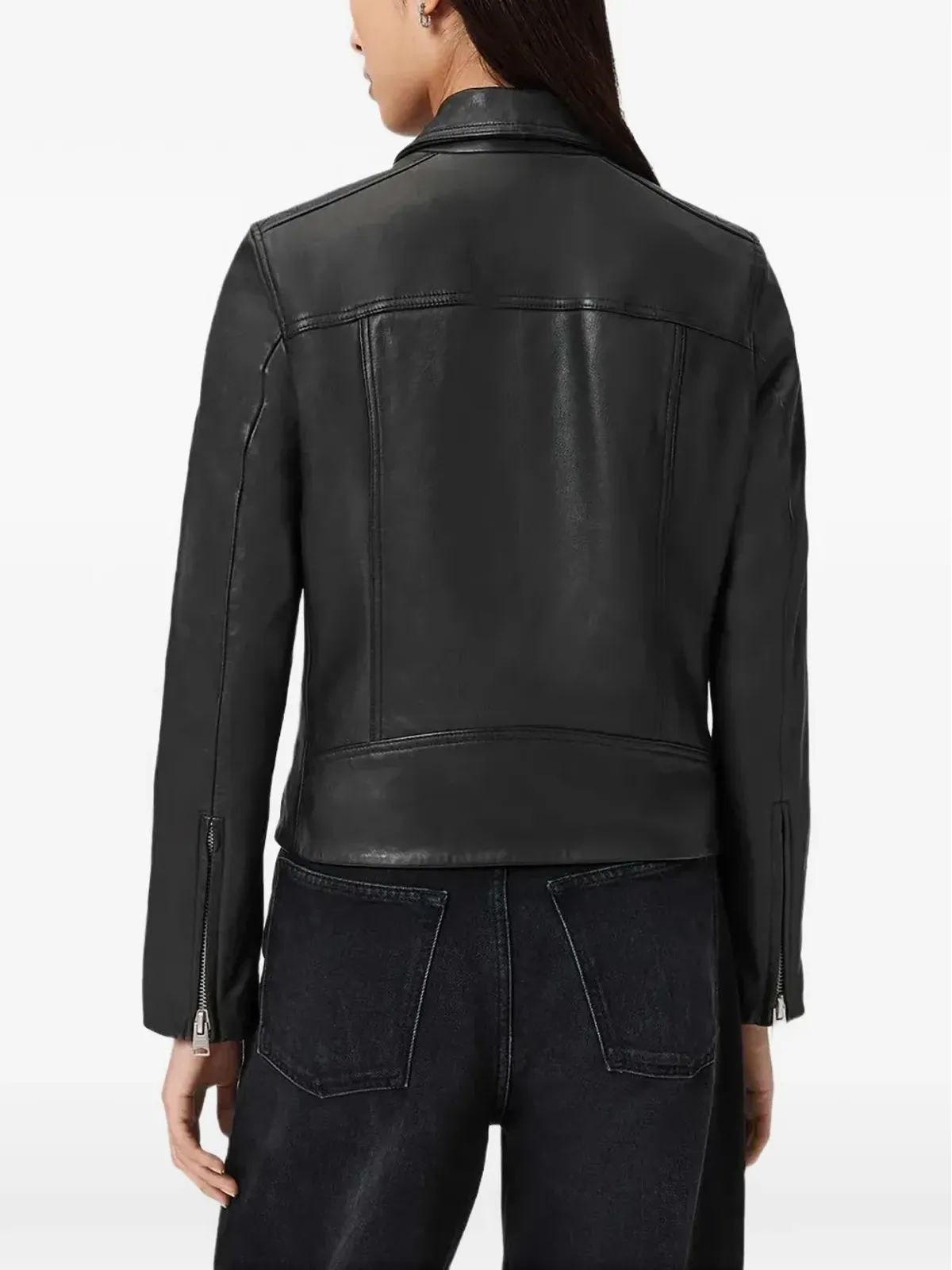 AllSaints Danbury zip-detail jacket - Black - 画像4