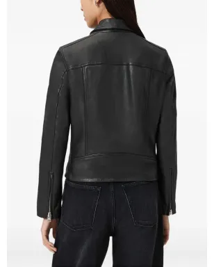 AllSaints Danbury zip-detail jacket - Black - サムネイル4