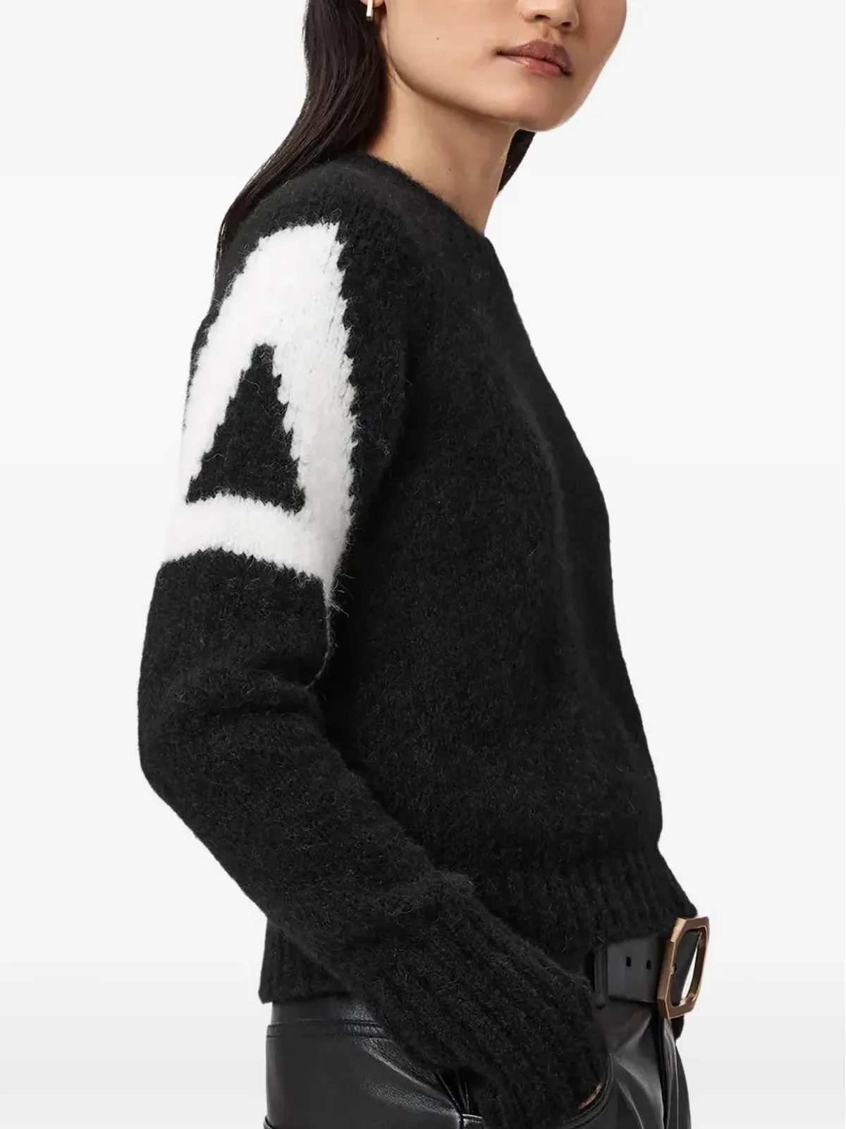 AllSaints シルヴィー ロングスリーブ グラフィックセーター - 画像5