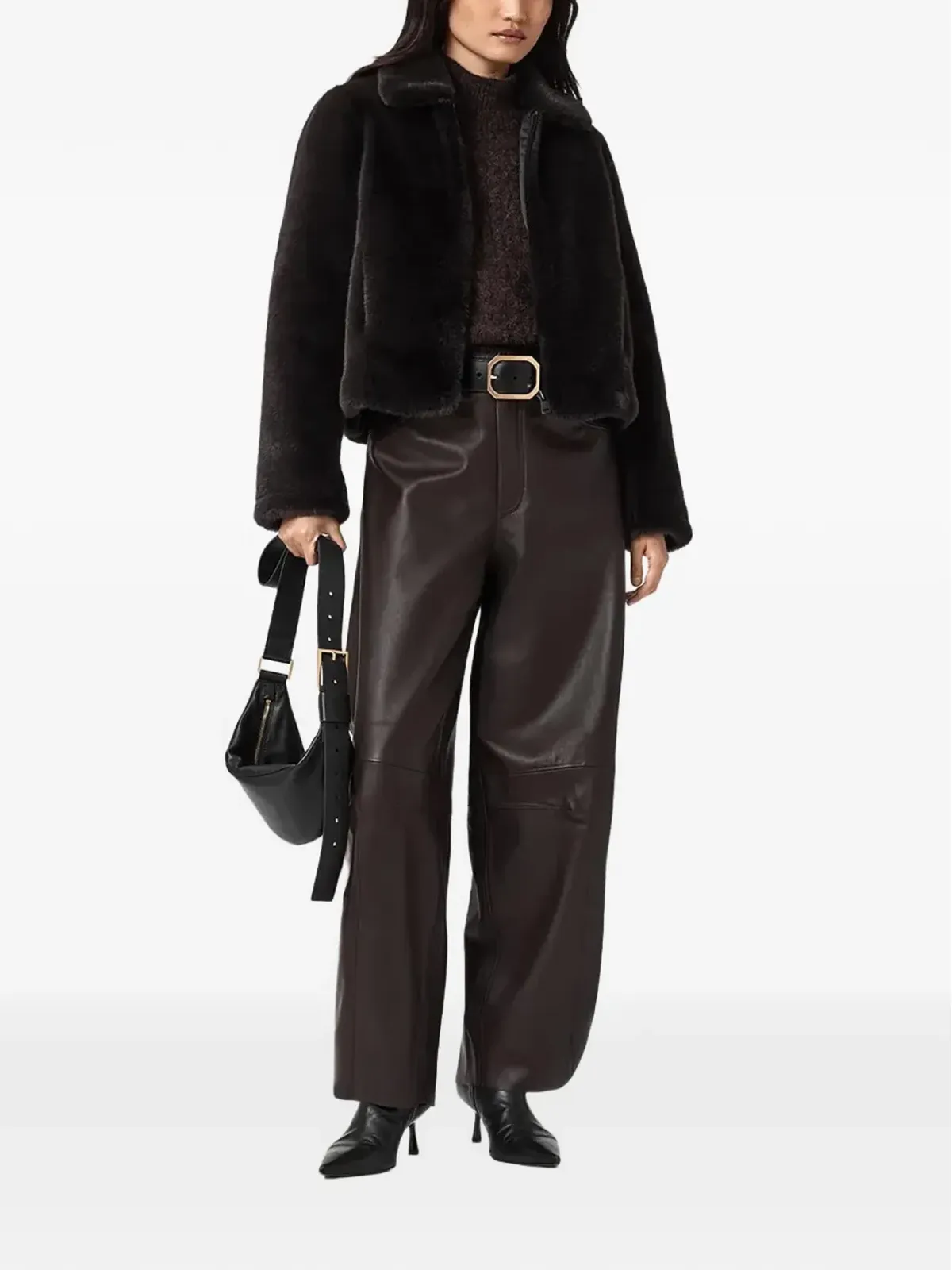 AllSaints Saye ジップカラー ジャケット - 画像2