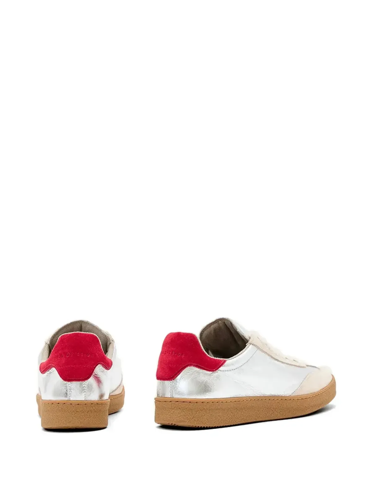 AllSaints Thelma レッドディテール スニーカー - 画像3