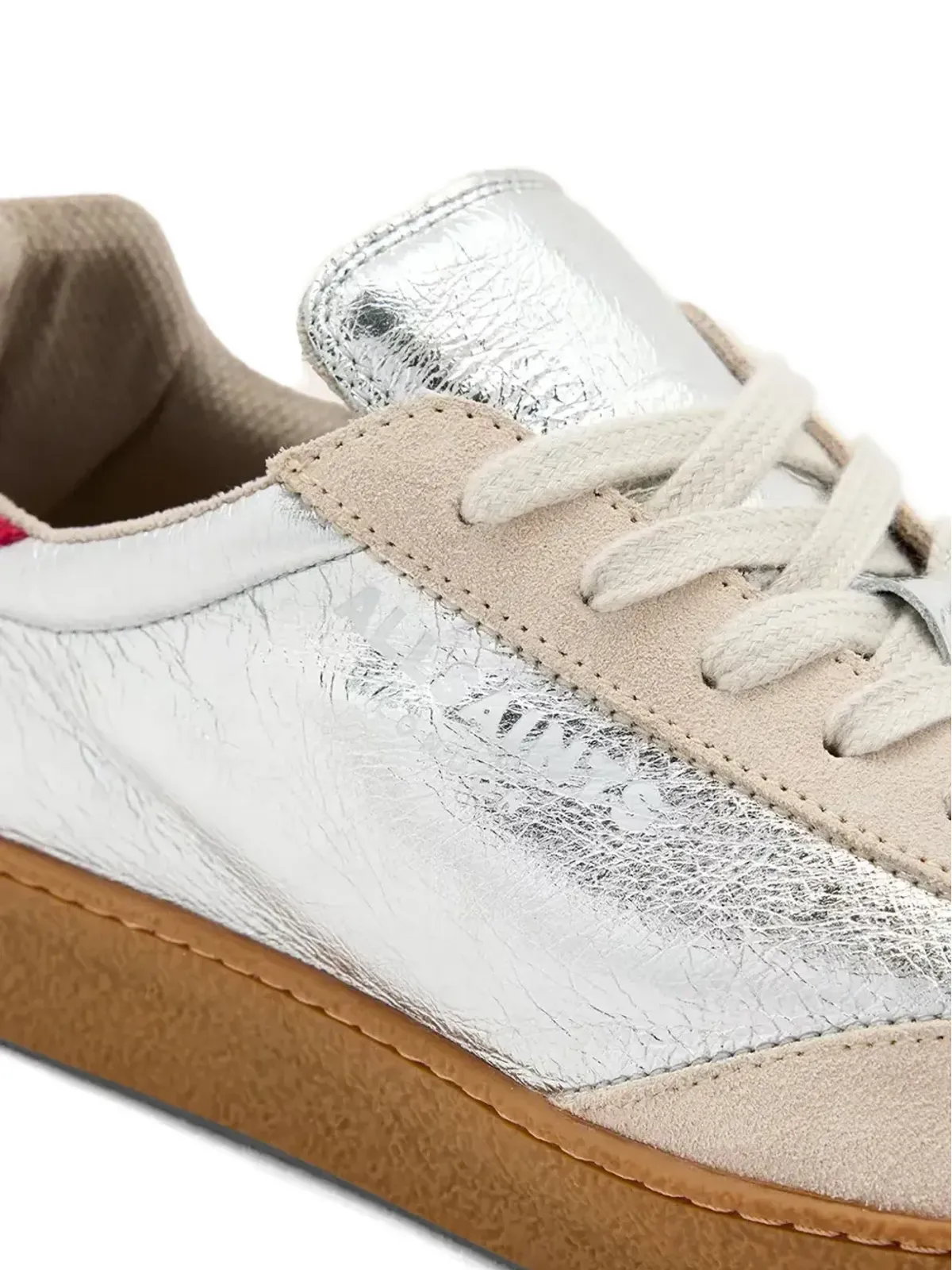 AllSaints Thelma レッドディテール スニーカー - 画像4