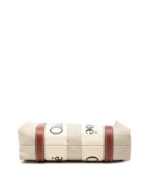 Chloé Pre-Owned キャンバス Woody トート サッチェル - サムネイル4