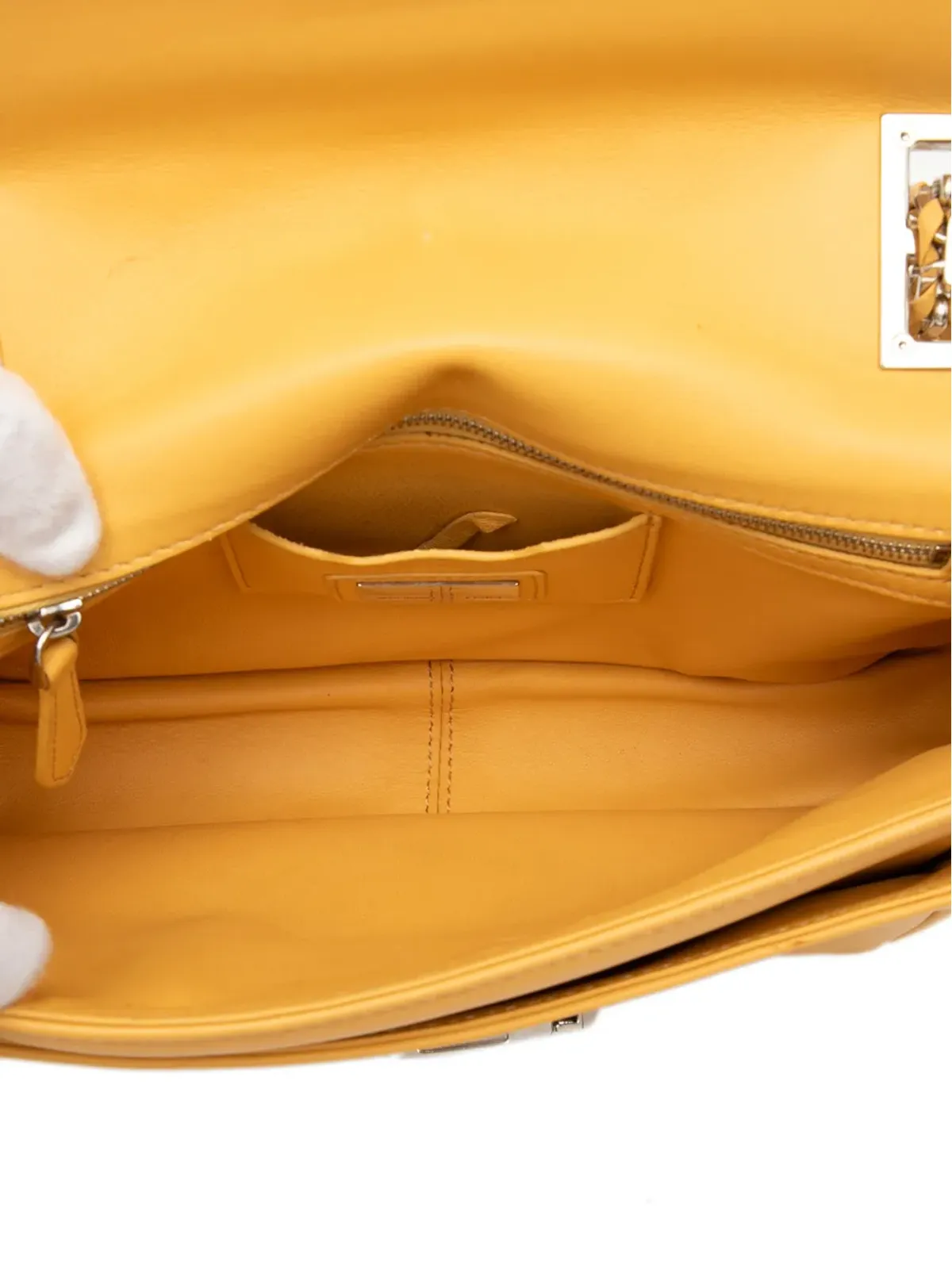 Fendi Pre-Owned Be Baguette クロスボディバッグ - イエロー - 画像5