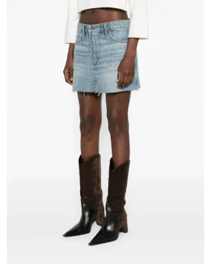 RE/DONE デニムスカート - サムネイル3