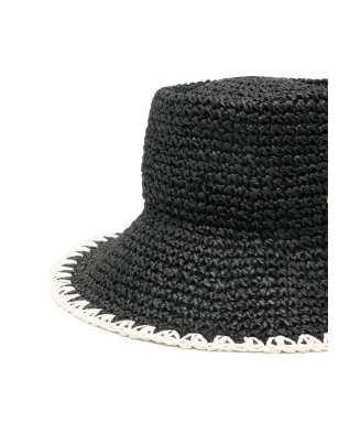 Barbour Camille contrasting-trim fedora hat - サムネイル3