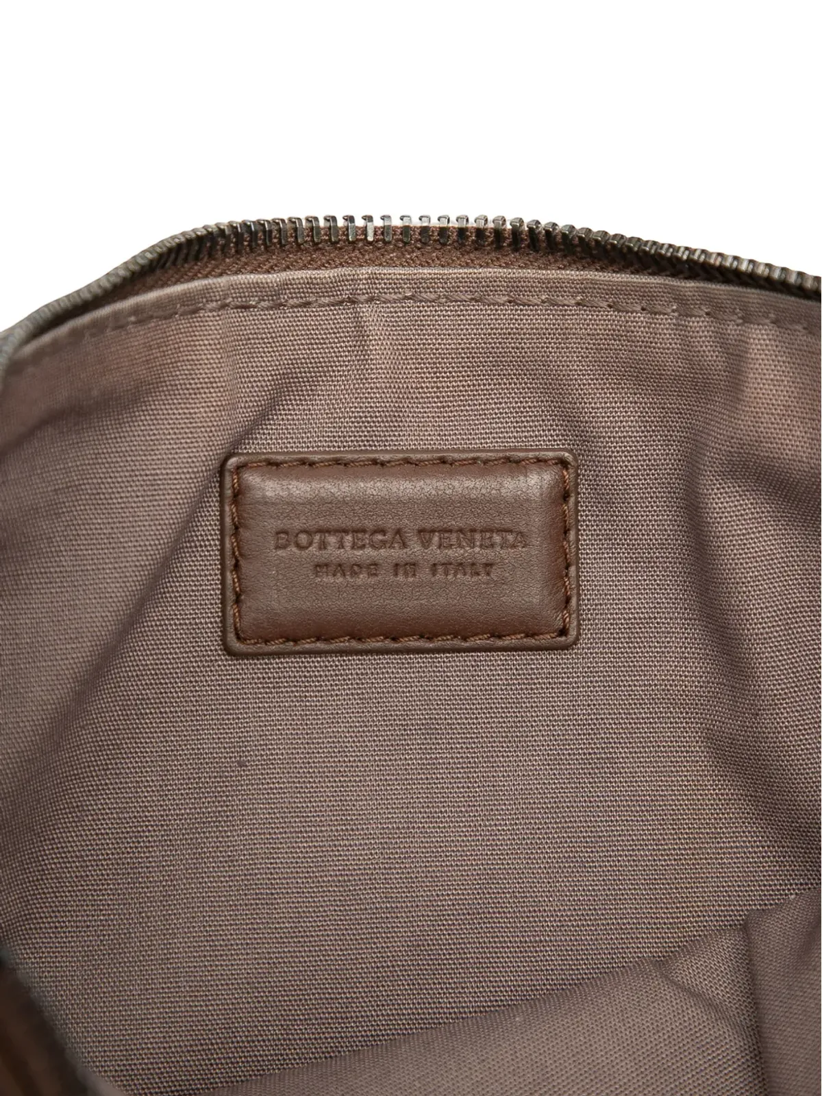 Bottega Veneta ナッパ・イントレッチャート ジップポーチ - 画像5