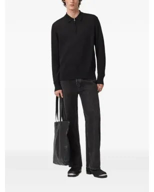 AllSaints Albanyジップアップポロシャツ - サムネイル2
