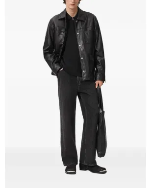 AllSaints Albanyジップアップポロシャツ - サムネイル3