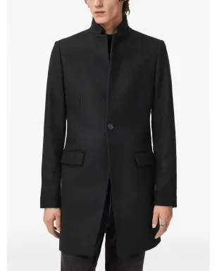 AllSaints Haydon ハイネック・シングルブレストコート - サムネイル3