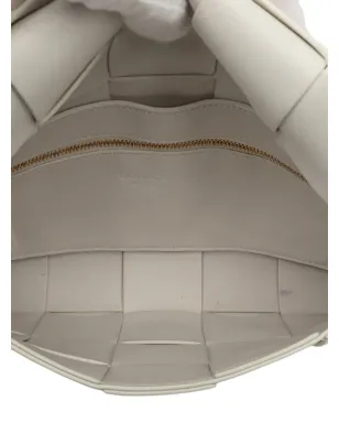 Bottega Veneta - イントレチャート カセット クロスボディバッグ ホワイト（ビンテージ） - サムネイル5