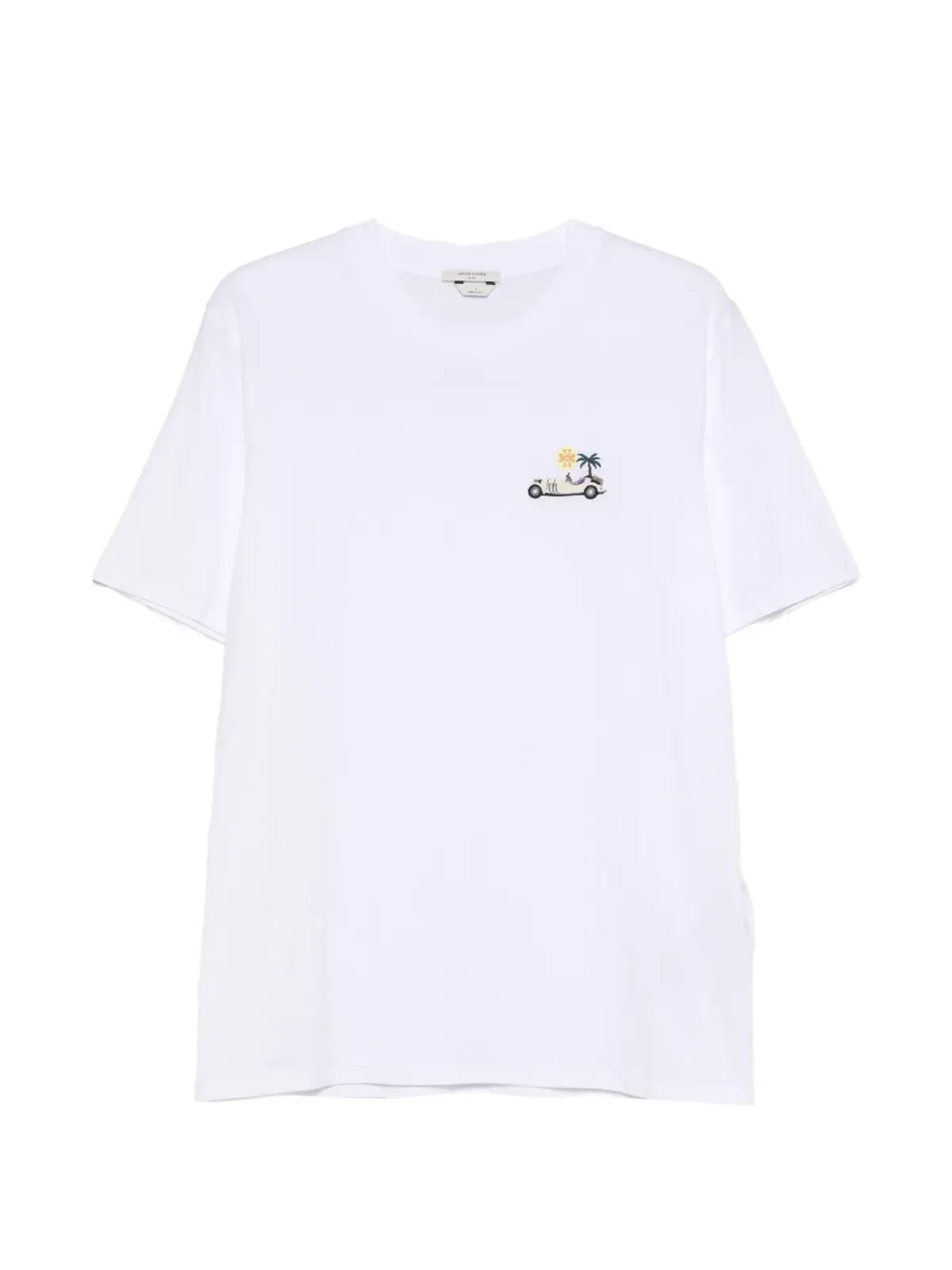 Jacob Cohën 刺繍入りTシャツ - White - 画像1