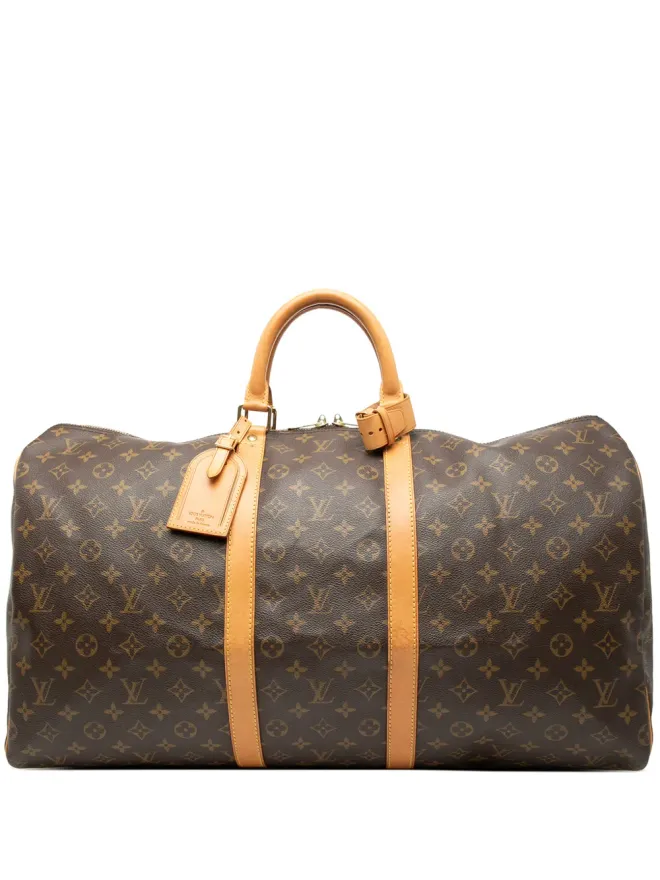 Louis Vuitton Pre-Owned Louis Vuitton Pre-Owned 1996年 モノグラム Keepall トラベルバッグ ブラウンの商品画像