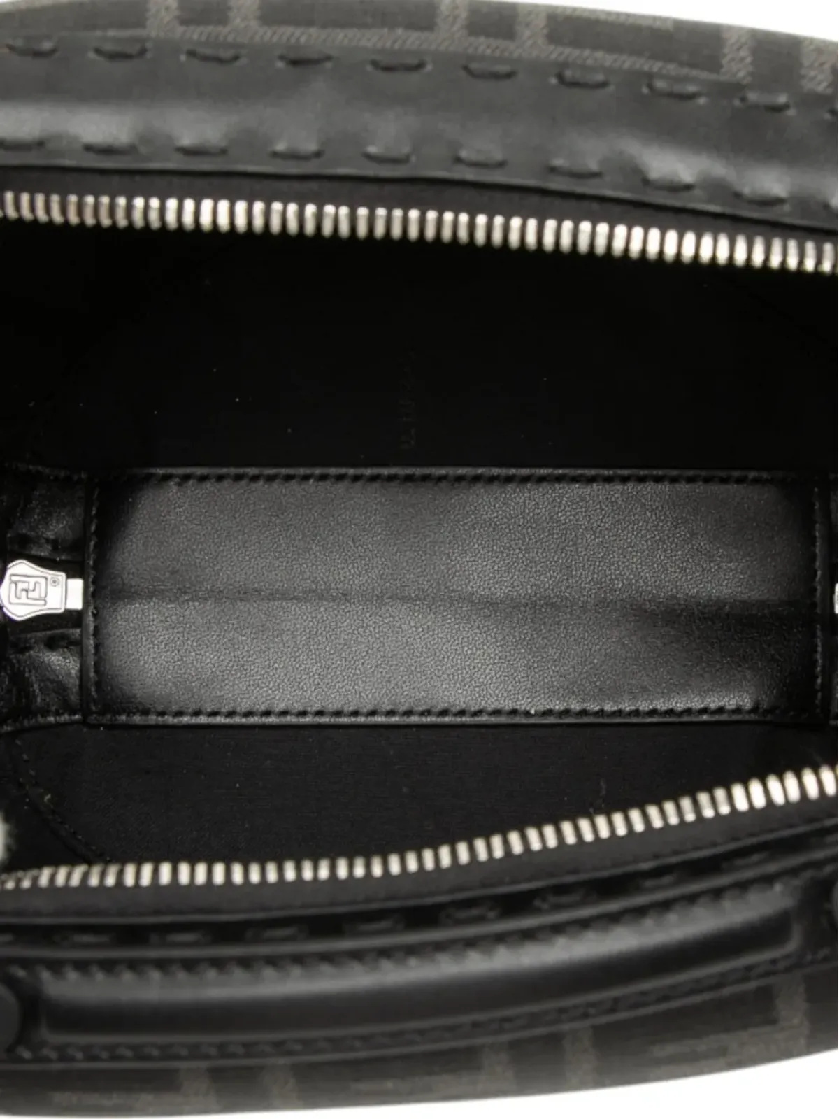 Fendi Pre-Owned ミニ ズッカ キャンバス スーツケースバッグ サッチェル - 画像5