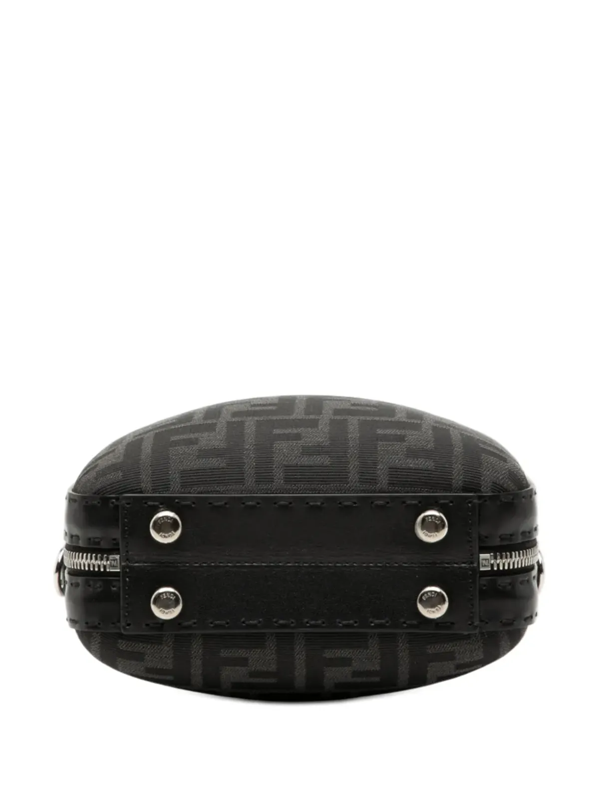 Fendi Pre-Owned ミニ ズッカ キャンバス スーツケースバッグ サッチェル - 画像4