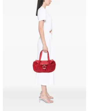 Celine レザーショルダーバッグ - レッド - サムネイル2