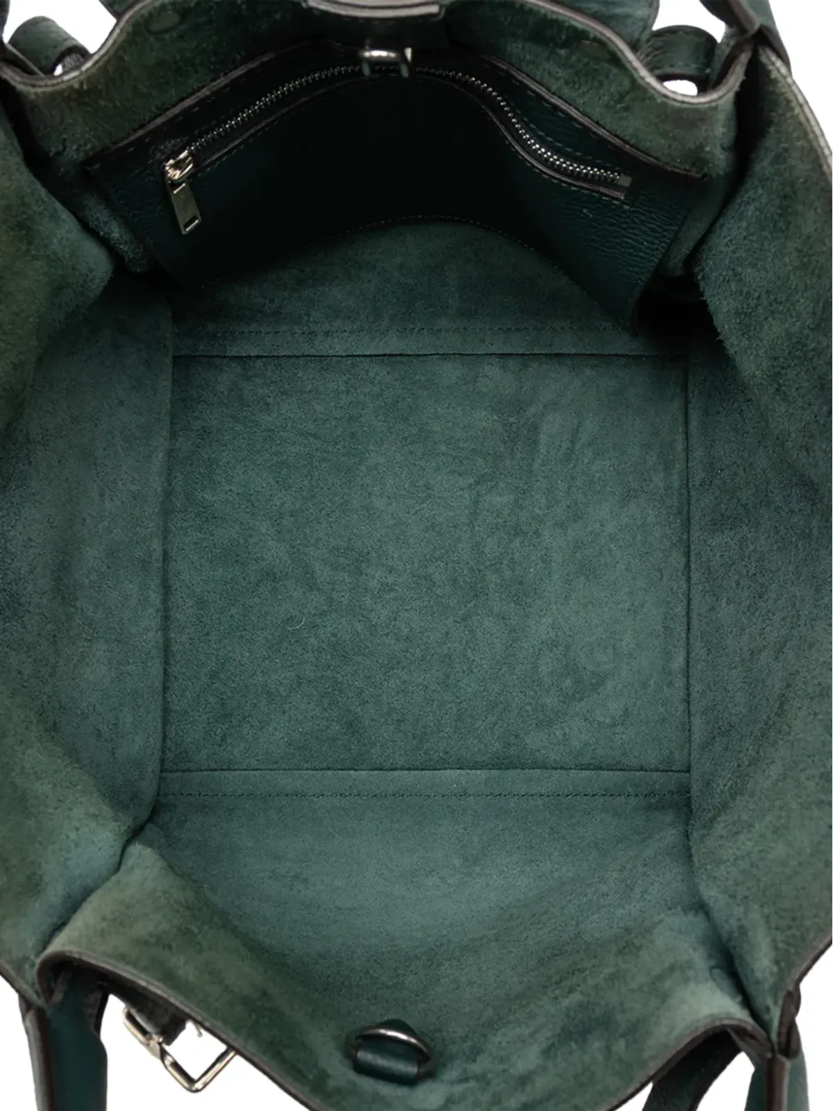 Celine ビンテージ ビッグバッグ・サッチェル - グリーン - 画像5