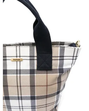 Barbour Maisy tartan tote bag - White - サムネイル4