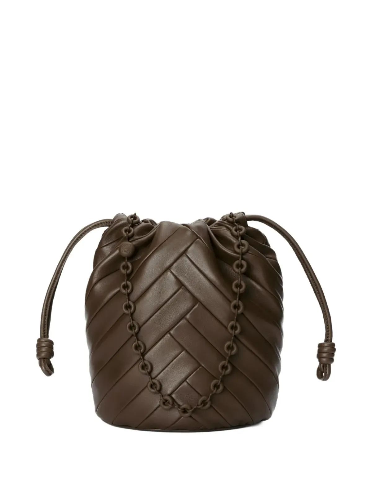 LOEWE フラメンコチェーン バケットバッグ - 画像4
