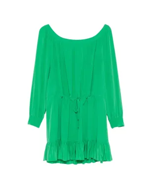 Moschino Pre-Owned 2000s ruffle dress - Green - サムネイル1