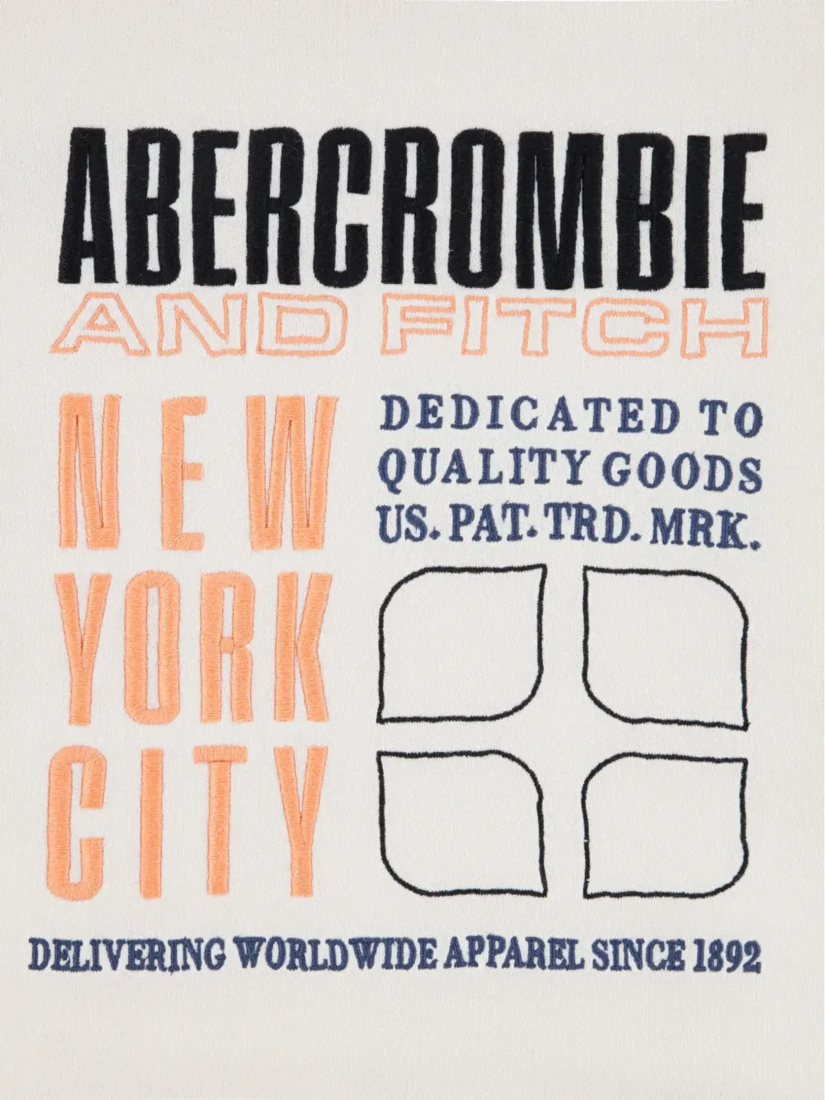 ABERCROMBIE FITCH KIDS 刺繍入りフード付きパーカー - 画像3
