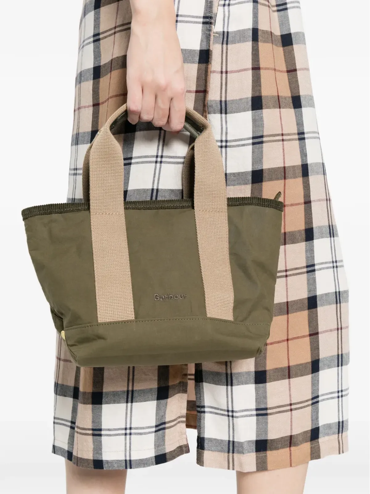 Barbour ミニ Mya タータンディテール トートバッグ - 画像2
