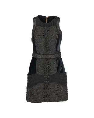 Balmain Pre-Owned x H&M ロープ装飾ミニドレス - サムネイル1