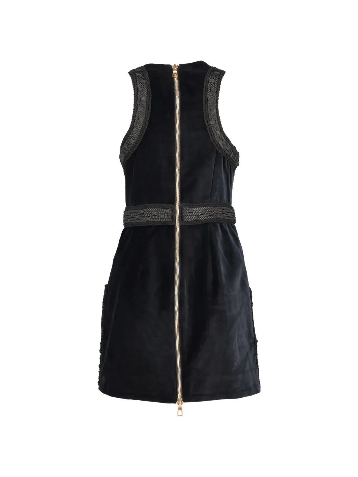Balmain Pre-Owned x H&M ロープ装飾ミニドレス - 画像2