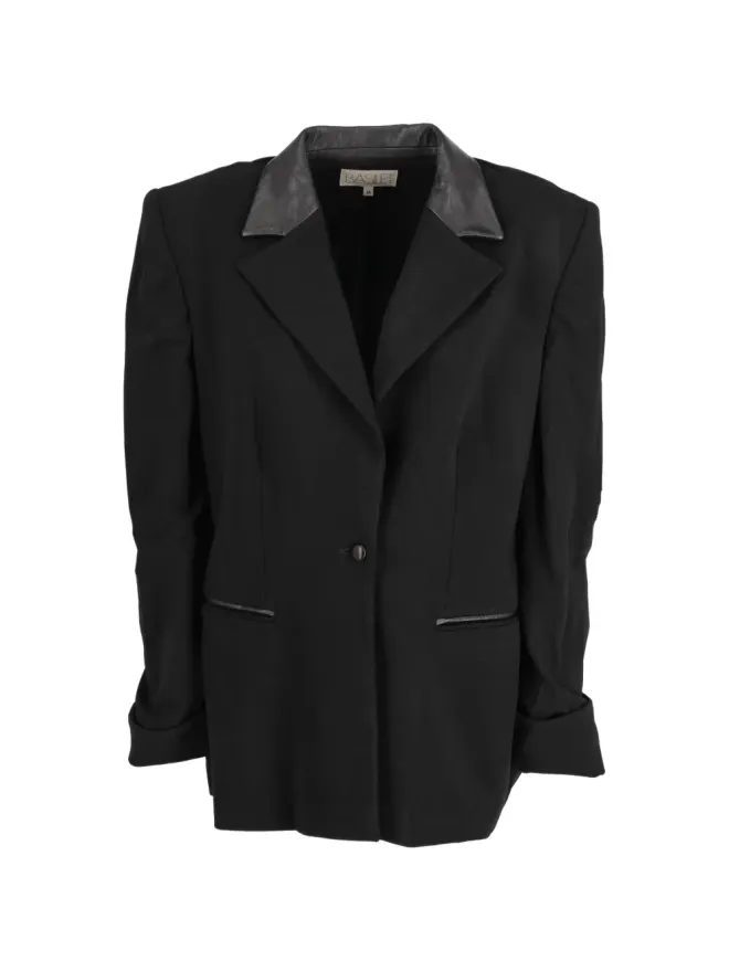Basile Vintage Basile Vintage パッド入りショルダーブレザーの商品画像