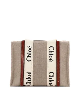 Chloé Pre-Owned ウッディ キャンバスとレザー トートバッグ - サムネイル2