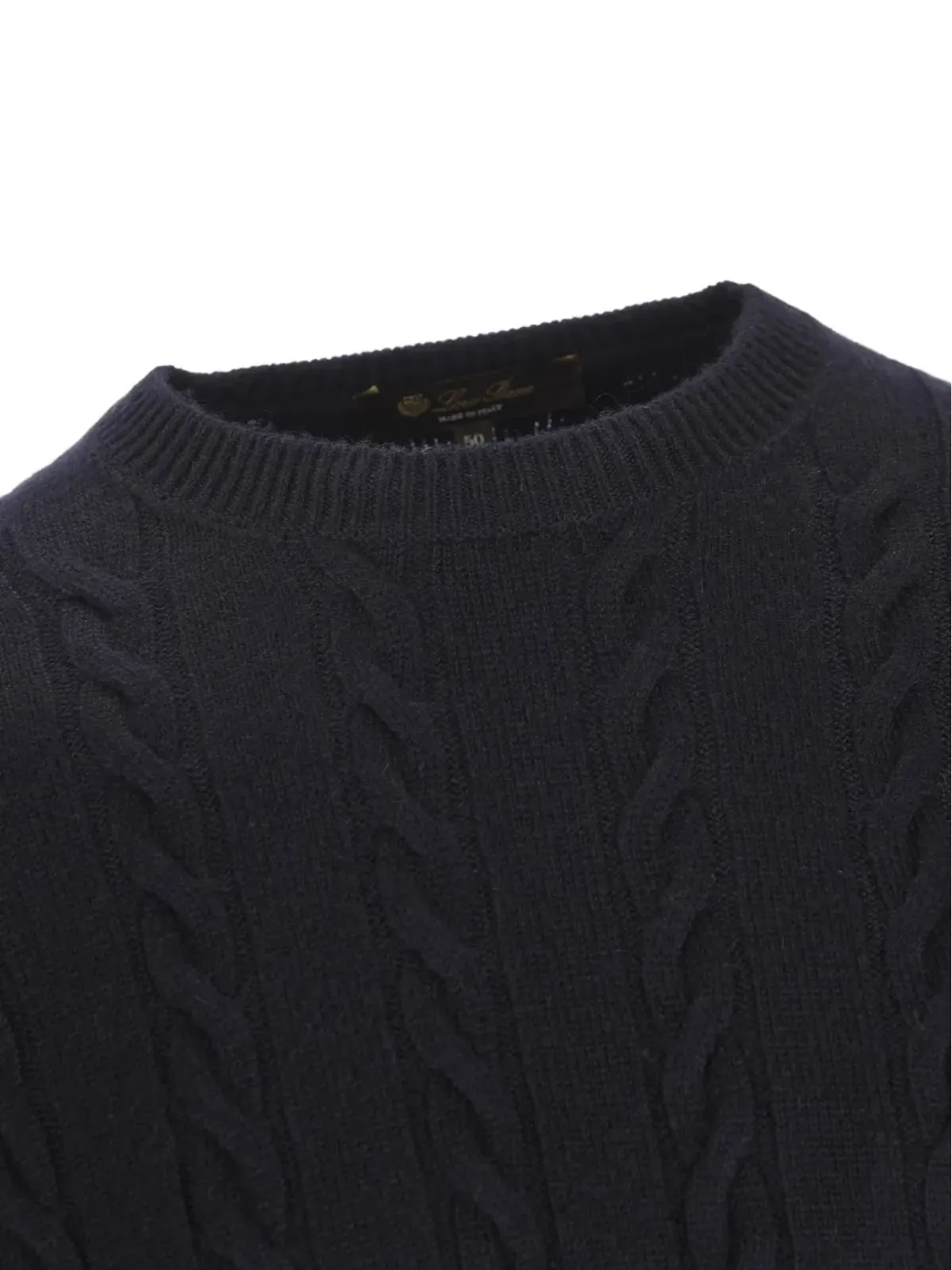 Loro Piana ケーブルニットセーター - 画像4