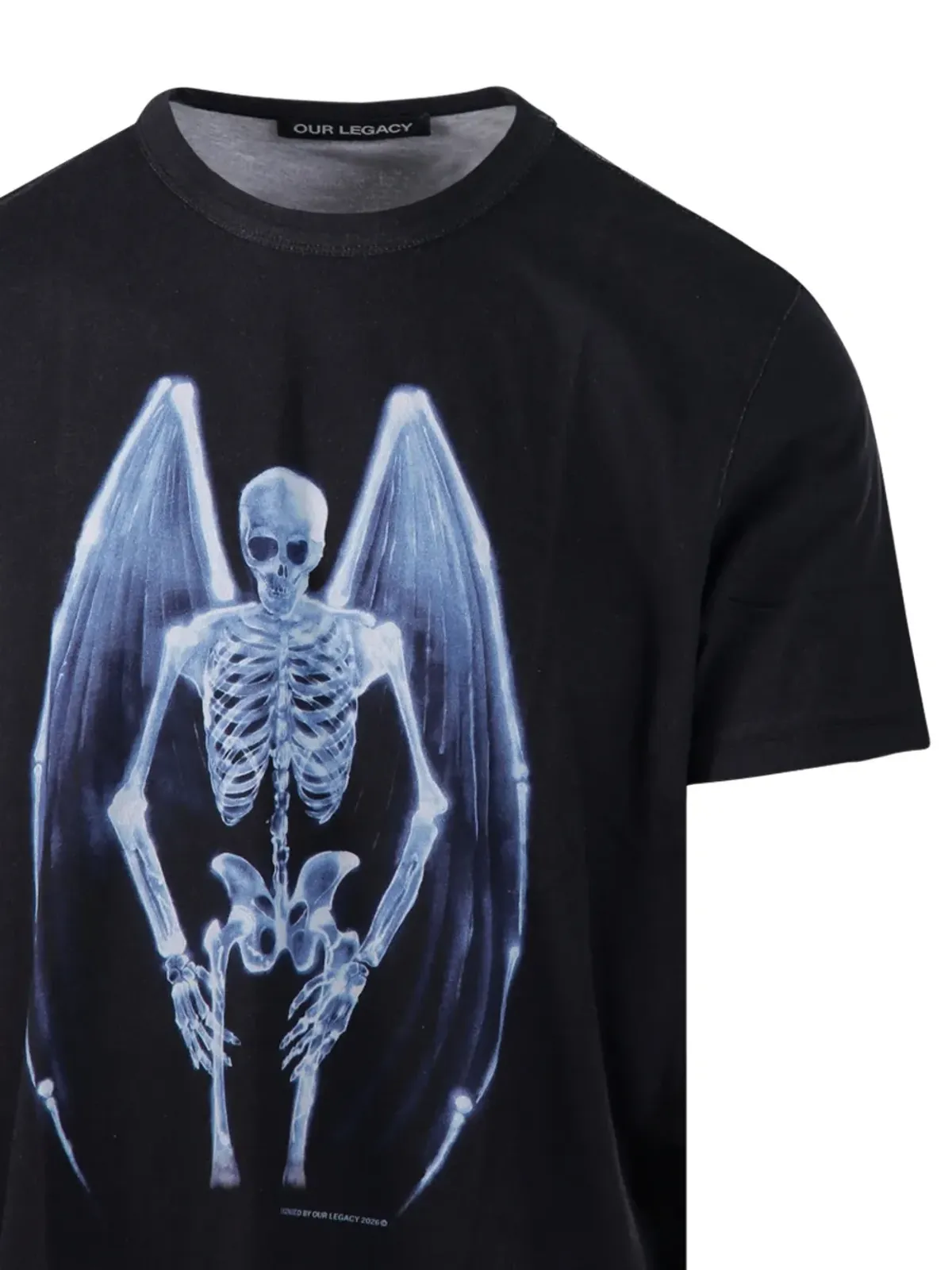 OUR LEGACY Fallen Angelプリント ラウンドネックTシャツ - 画像4