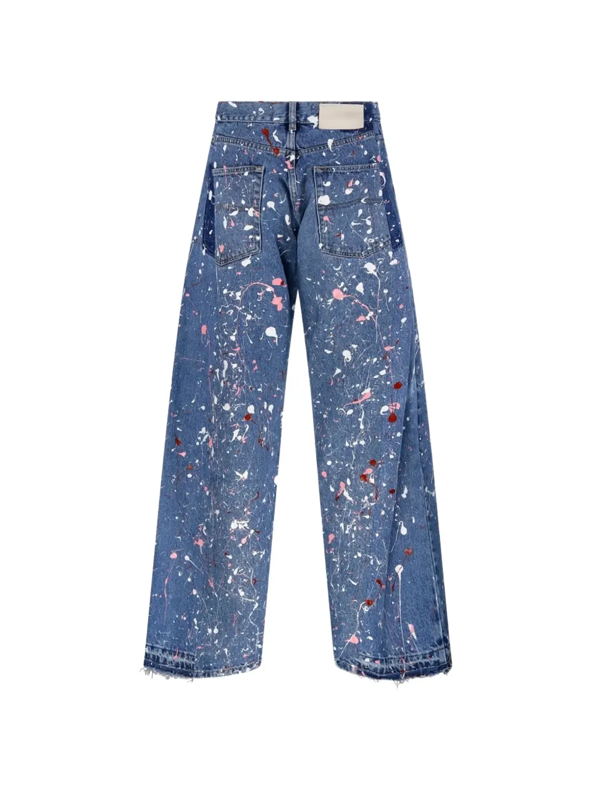E.L.V DENIM スプラター柄ほつれヘムジーンズ - 画像2