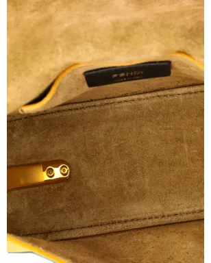 Fendi Pre-Owned ムーンライト フラップバッグ クロスボディ レザー プレキシグラスディテール オレンジ - サムネイル5