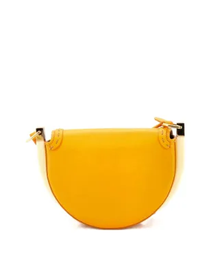 Fendi Pre-Owned ムーンライト フラップバッグ クロスボディ レザー プレキシグラスディテール オレンジ - サムネイル2