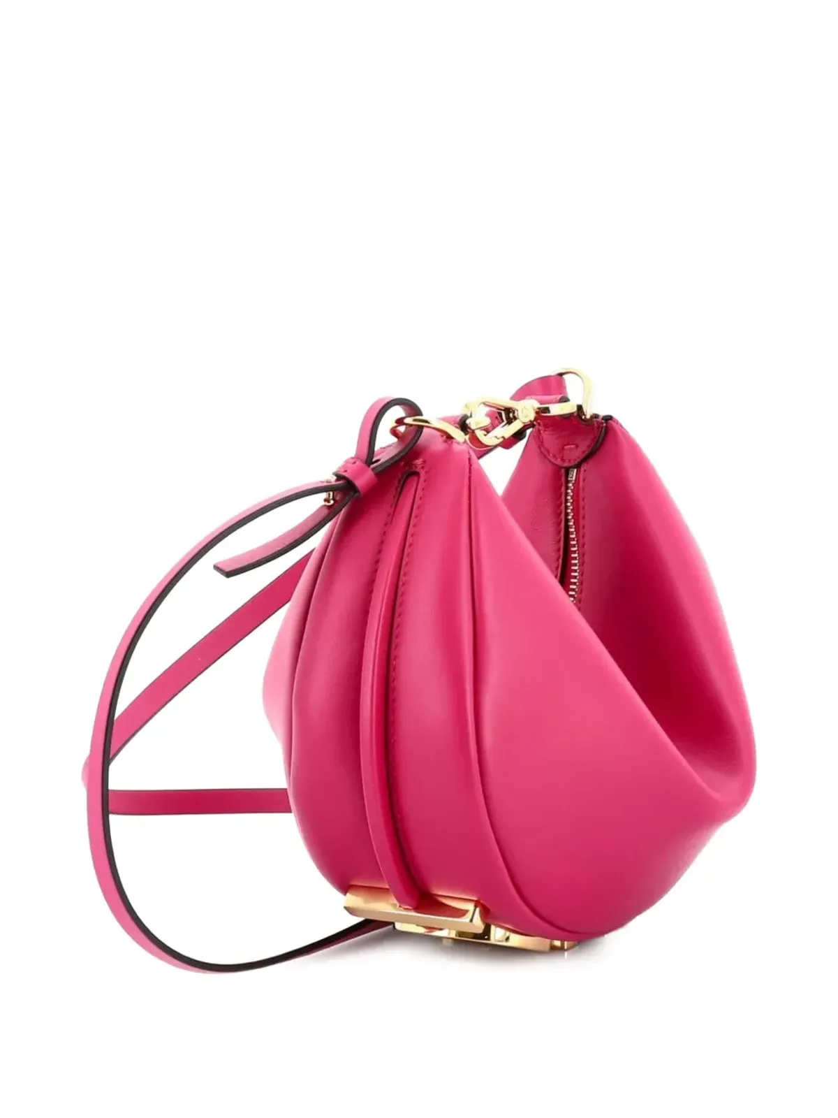 Fendi Pre-Owned Fendigraphy Bag Leather Mini shoulder bag - Pink - 画像3