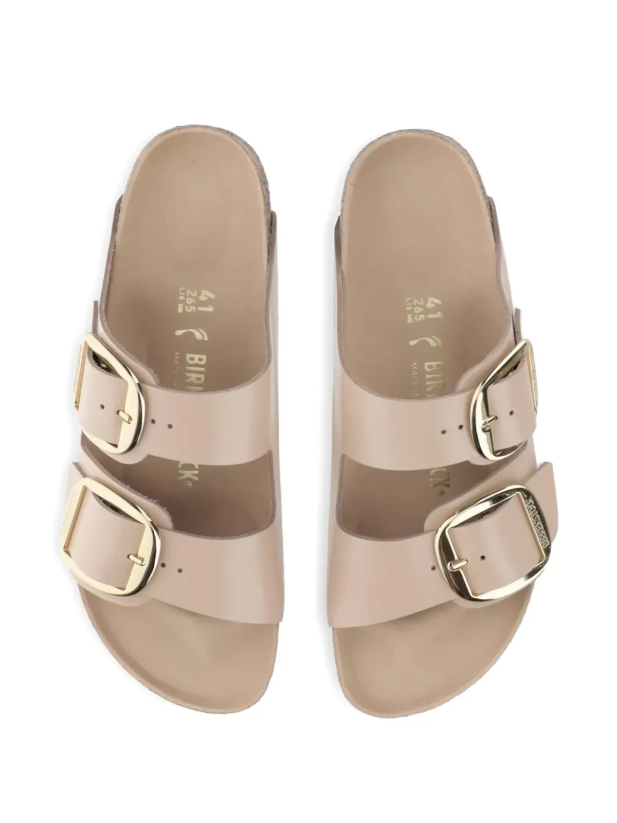 Birkenstock レザー スリッパ - 画像4