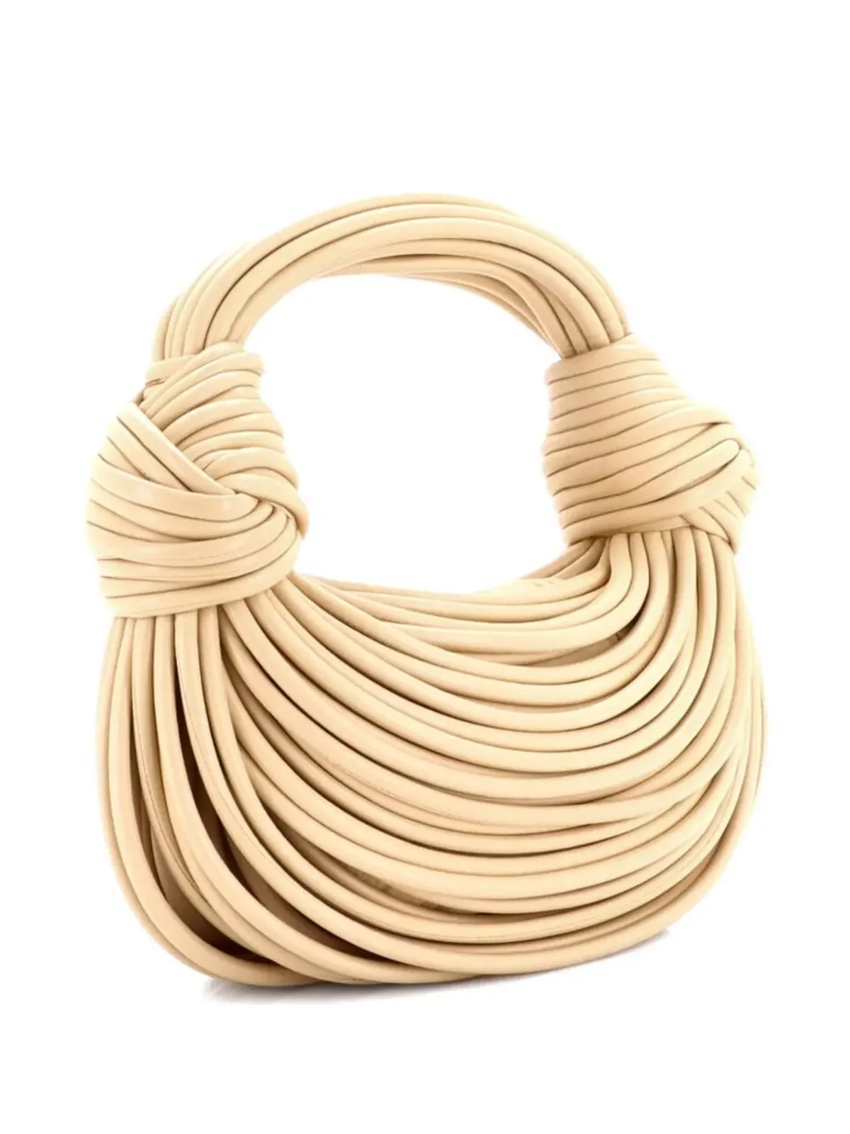 Bottega Veneta Pre-Owned ダブルノットホーボーレザーショルダーバッグ - 画像3