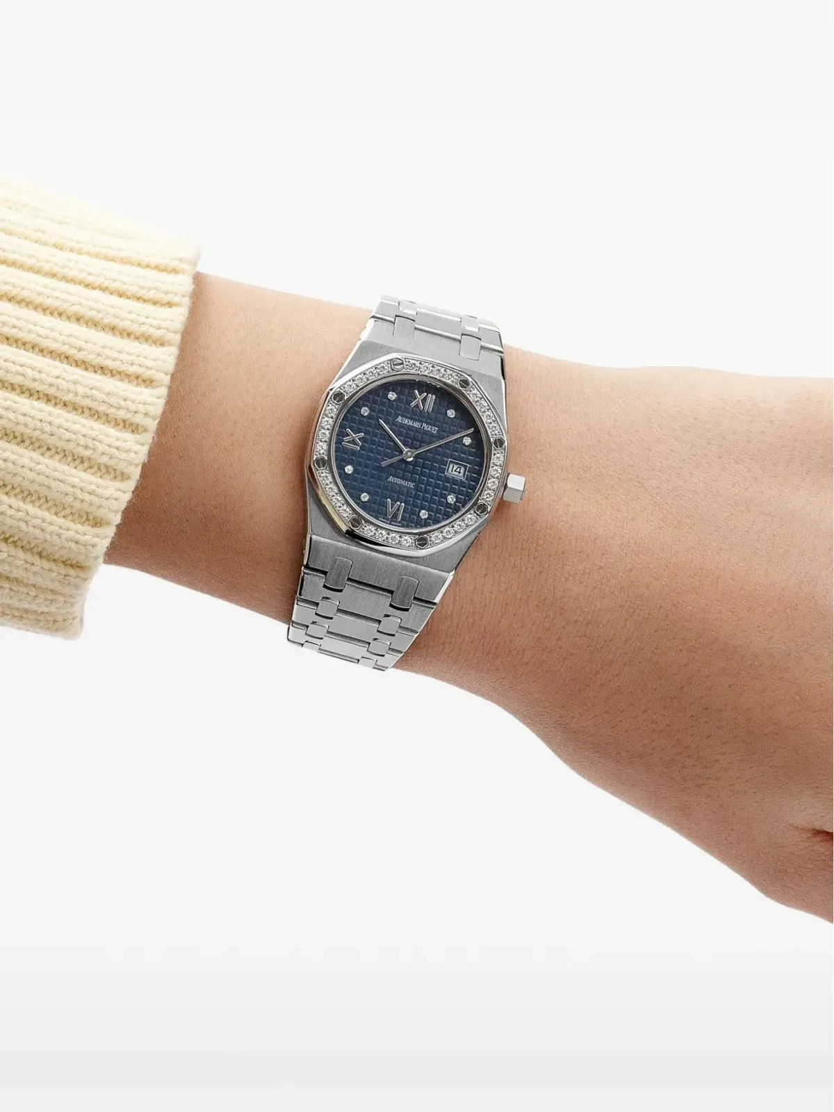 Audemars Piguet pre owned ロイヤルオーク腕時計 ブルー - 画像2