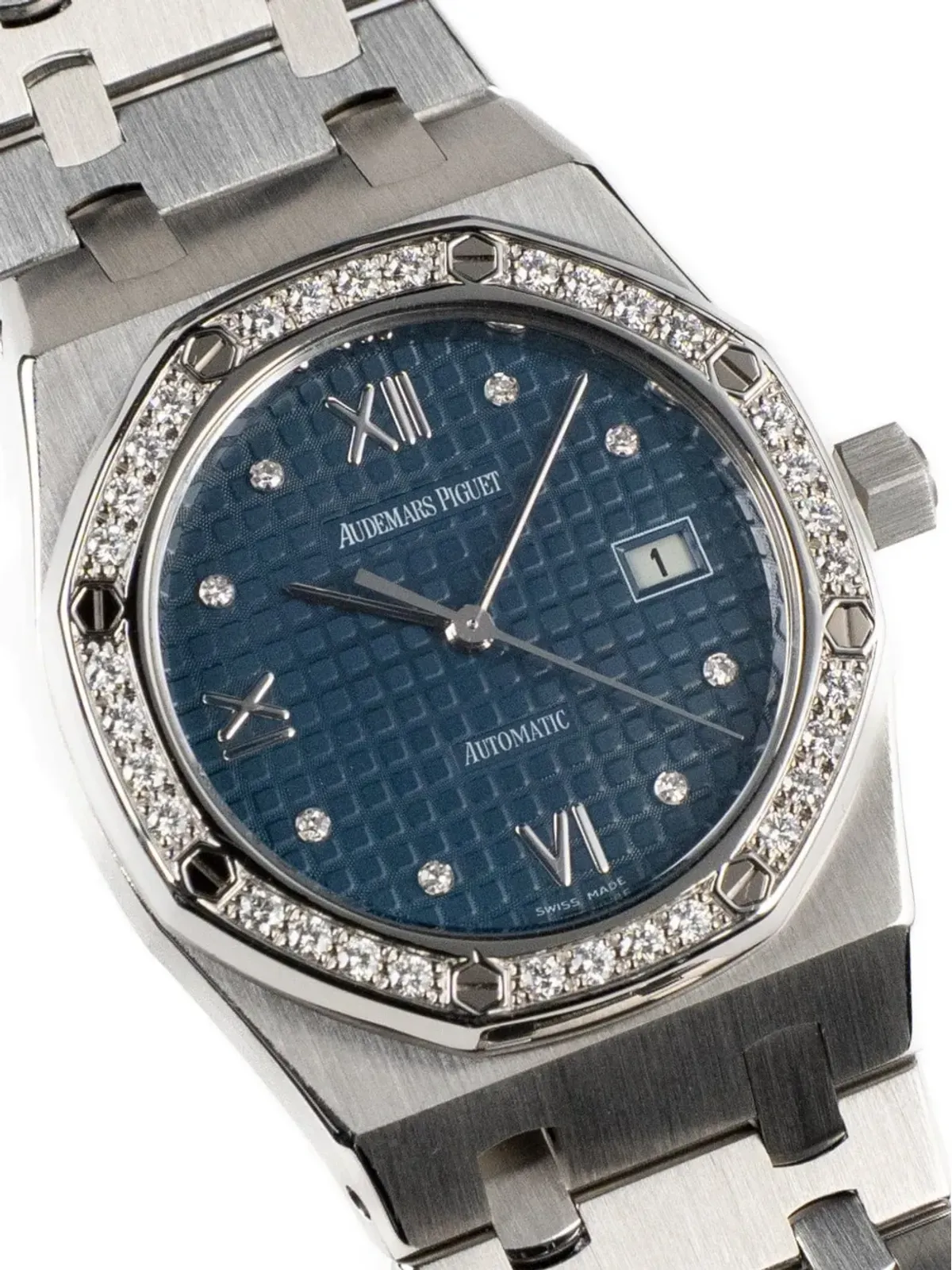 Audemars Piguet pre owned ロイヤルオーク腕時計 ブルー - 画像3