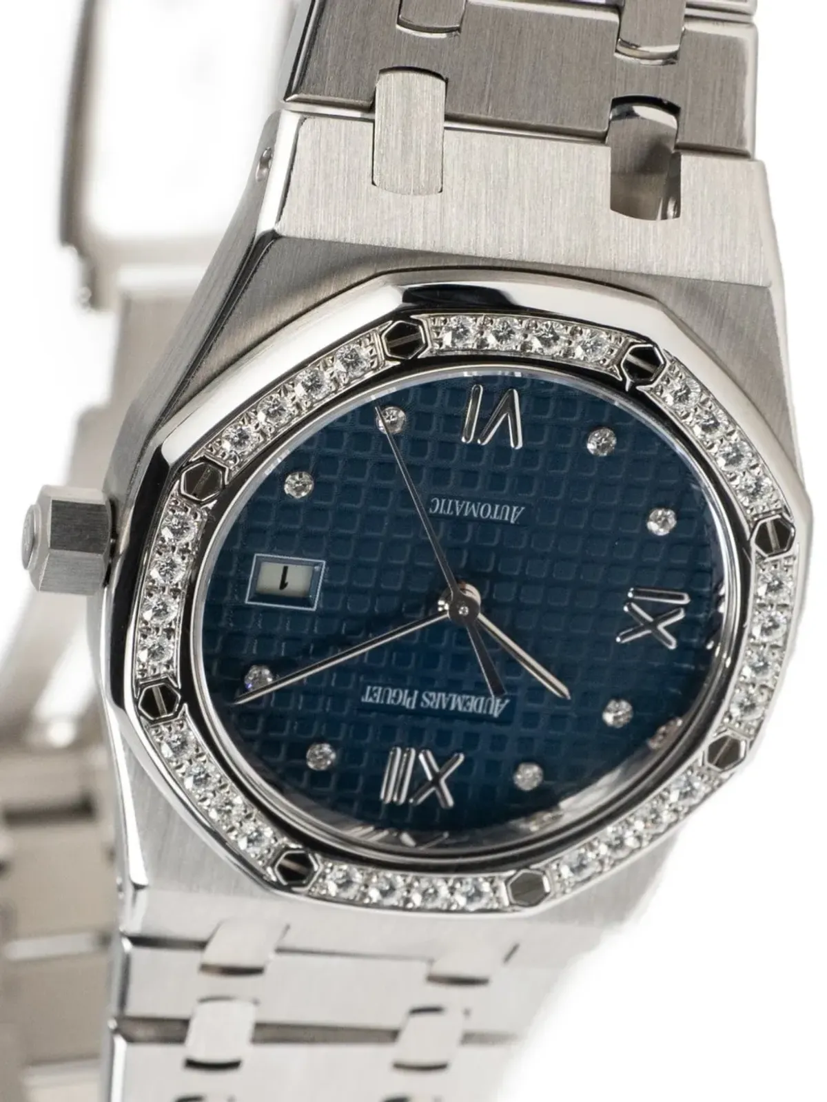 Audemars Piguet pre owned ロイヤルオーク腕時計 ブルー - 画像4