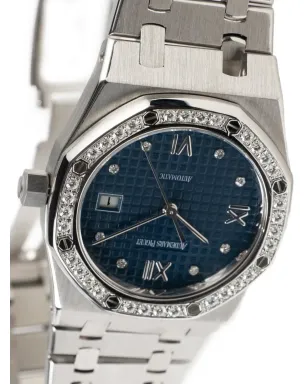 Audemars Piguet pre owned ロイヤルオーク腕時計 ブルー - サムネイル4